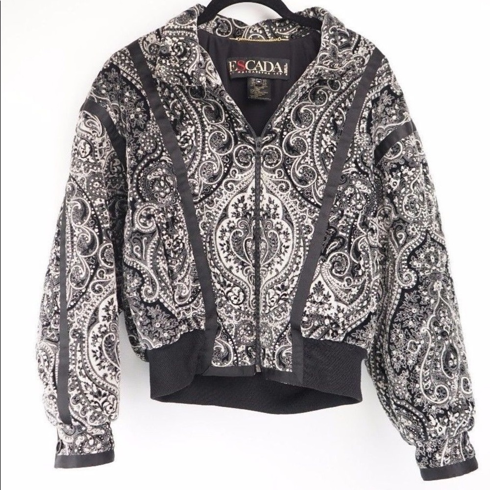 Authentic Escada Velvet Jacket Size M